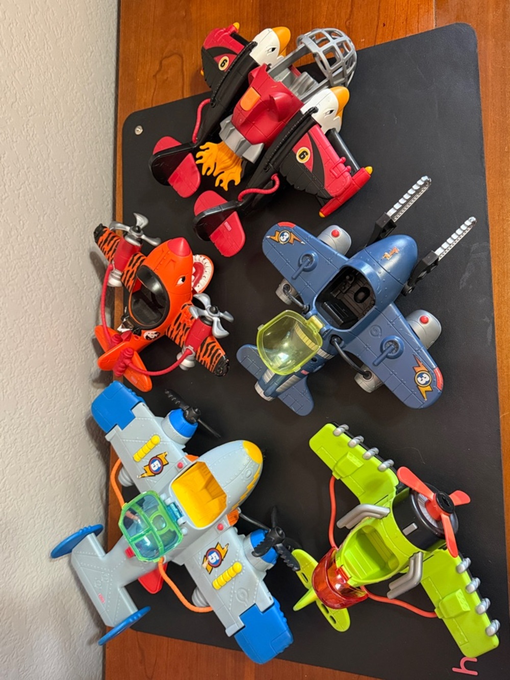 Vintage Fisher Price Imaginext Airplane Sky Racer Tornado Twin Eagle Tiger Shark - Picture 10 of 16